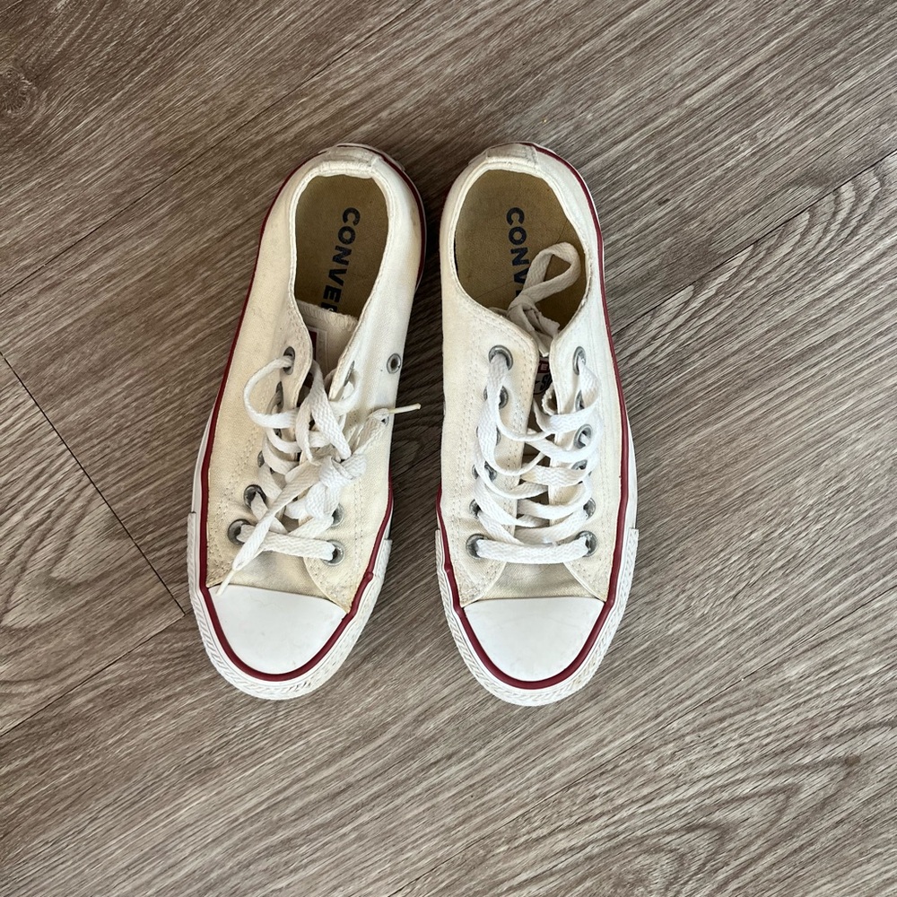 Classic Converse Cream Sneakers